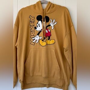 Disney Brand Women’s Mickey Mouse Hoodie‎ Gold/Tan Size XXL